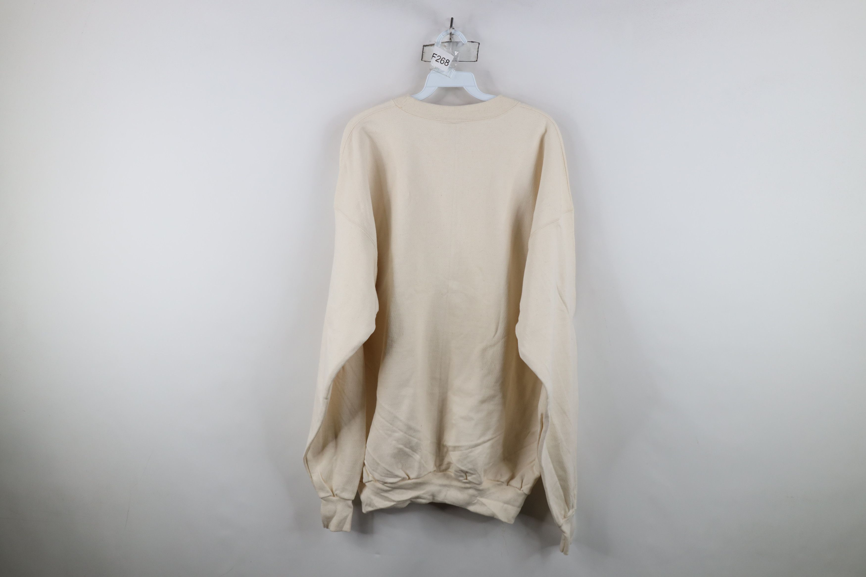 Vintage Deadstock Vintage 90s Streetwear Fiber Sweatshirt USA Size US XL / EU 56 / 4 - 10 Thumbnail
