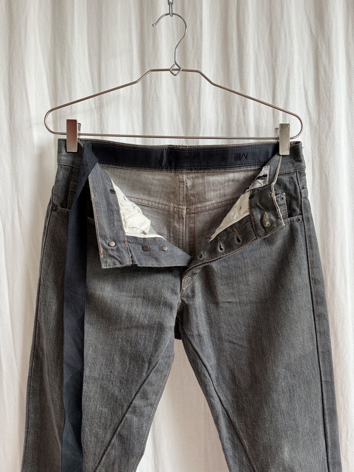 John Galliano DRKSHDW FW07 Detroit Cut Jeans Size US 29 - 8 Thumbnail