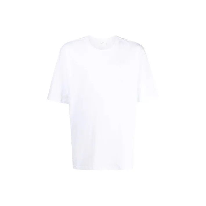 AMI AMIPARIS SS22 White Heart Logo T-Shirt 0079 Size US XL / EU 56 / 4 - 1 Thumbnail