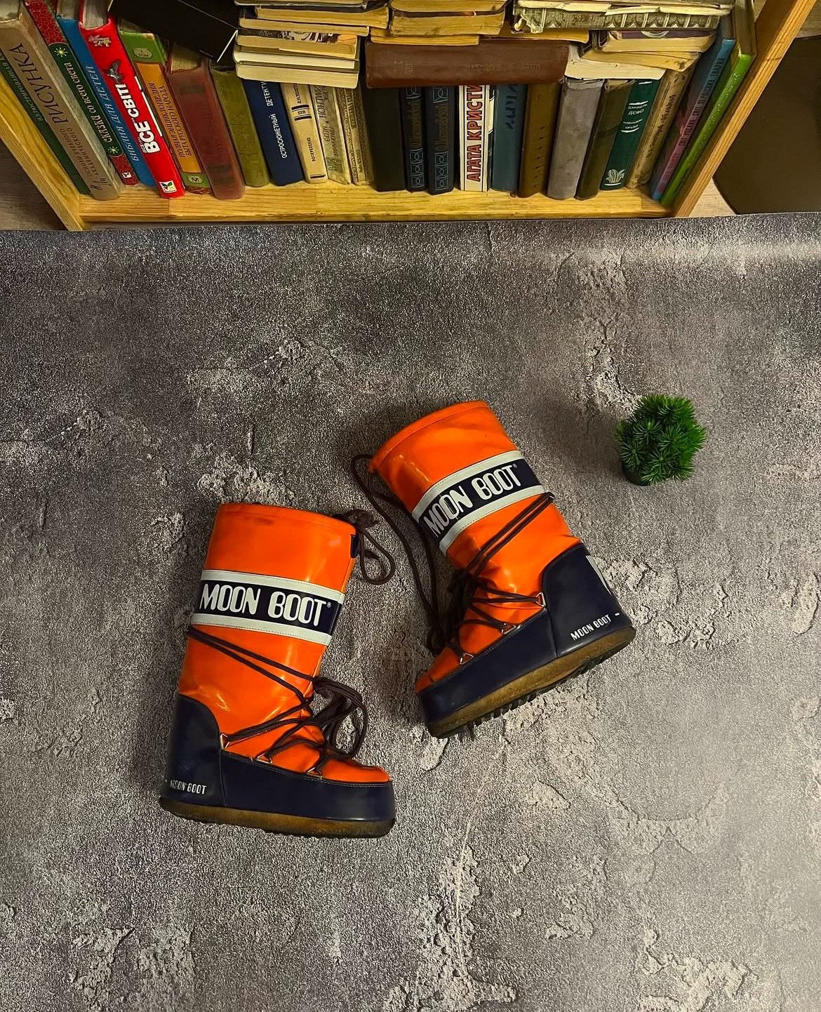 Moon Boot × Other × Vintage CRAZY Moon Boot Avan-garde vintage opium style orange Size US 6 / IT 36 - 1 Thumbnail