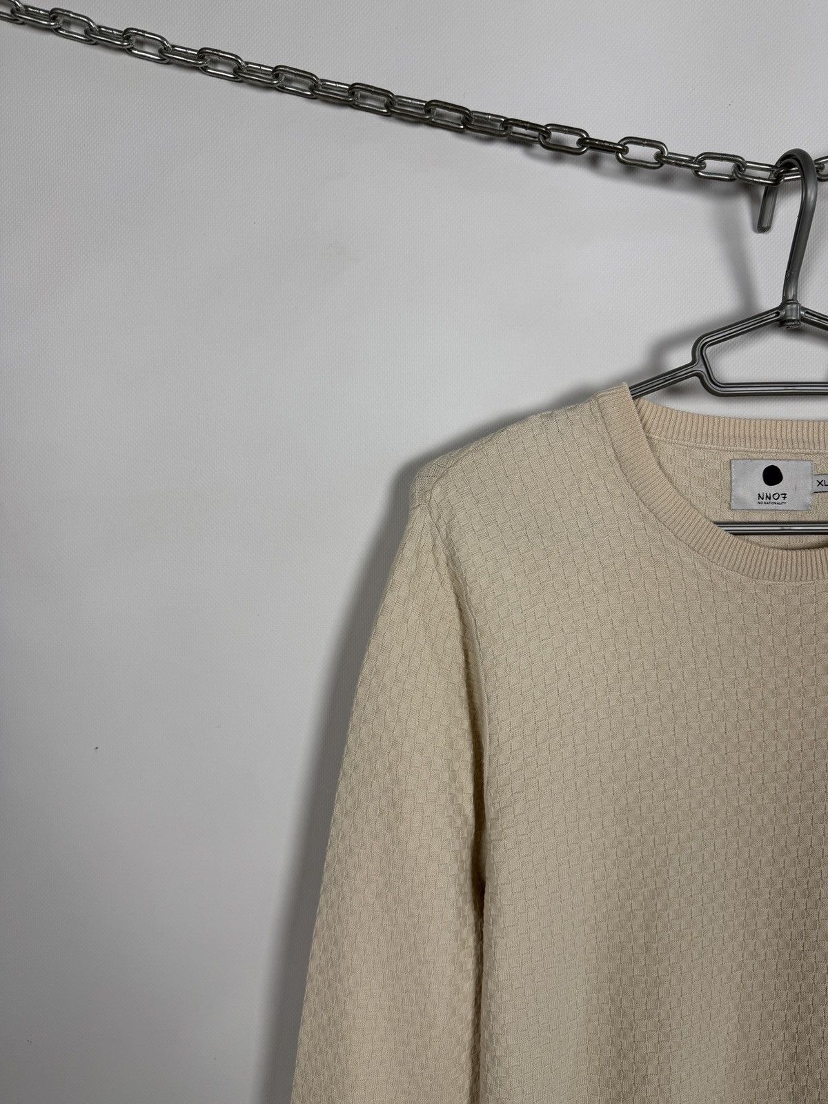 NN07 Men’s NN07 No Nationality Waffle Knit Sweatshirt Pullover XL Size US XL / EU 56 / 4 - 3 Thumbnail