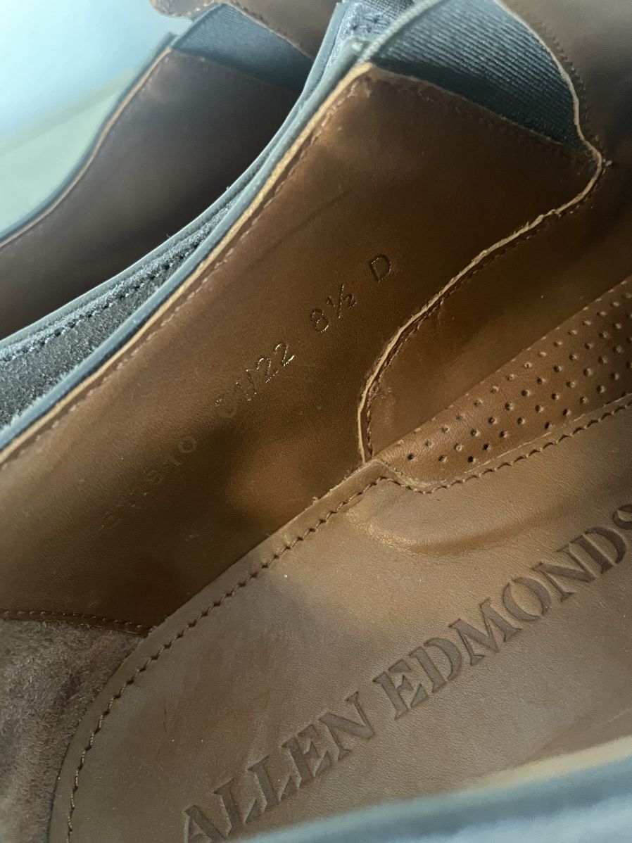 Allen Edmonds Suede Lucca Slip-On Size US 8.5 / EU 41-42 - 7 Thumbnail