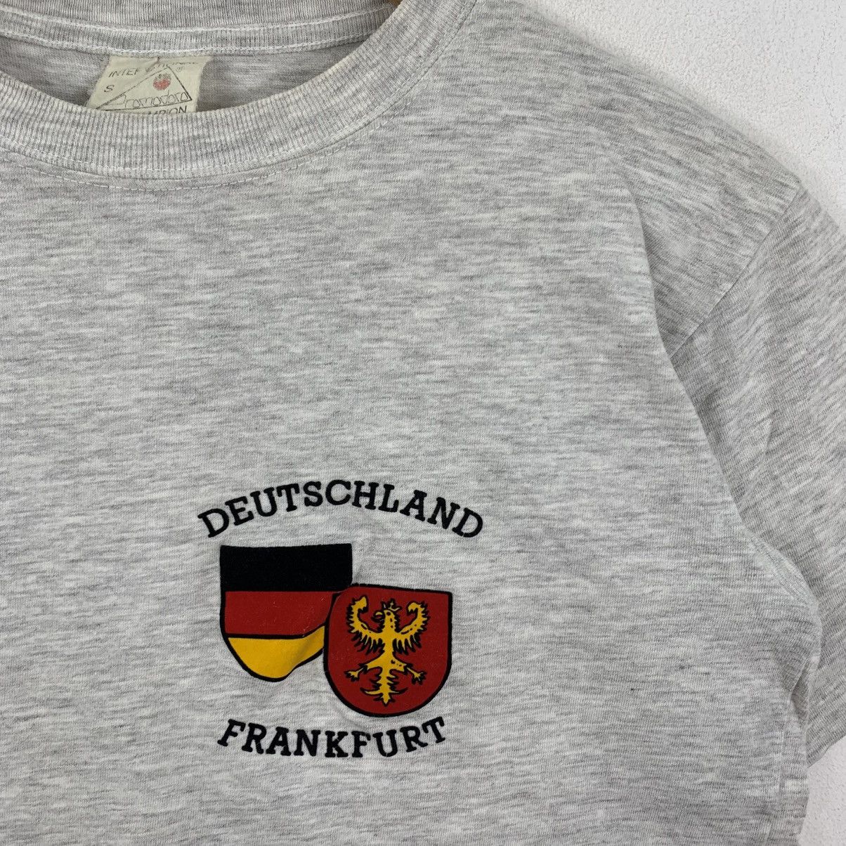 Vintage Vintage 90s DEUTSCHLAND FRANKFURT Promodoro Tshirt Size US S / EU 44-46 / 1 - 4 Thumbnail