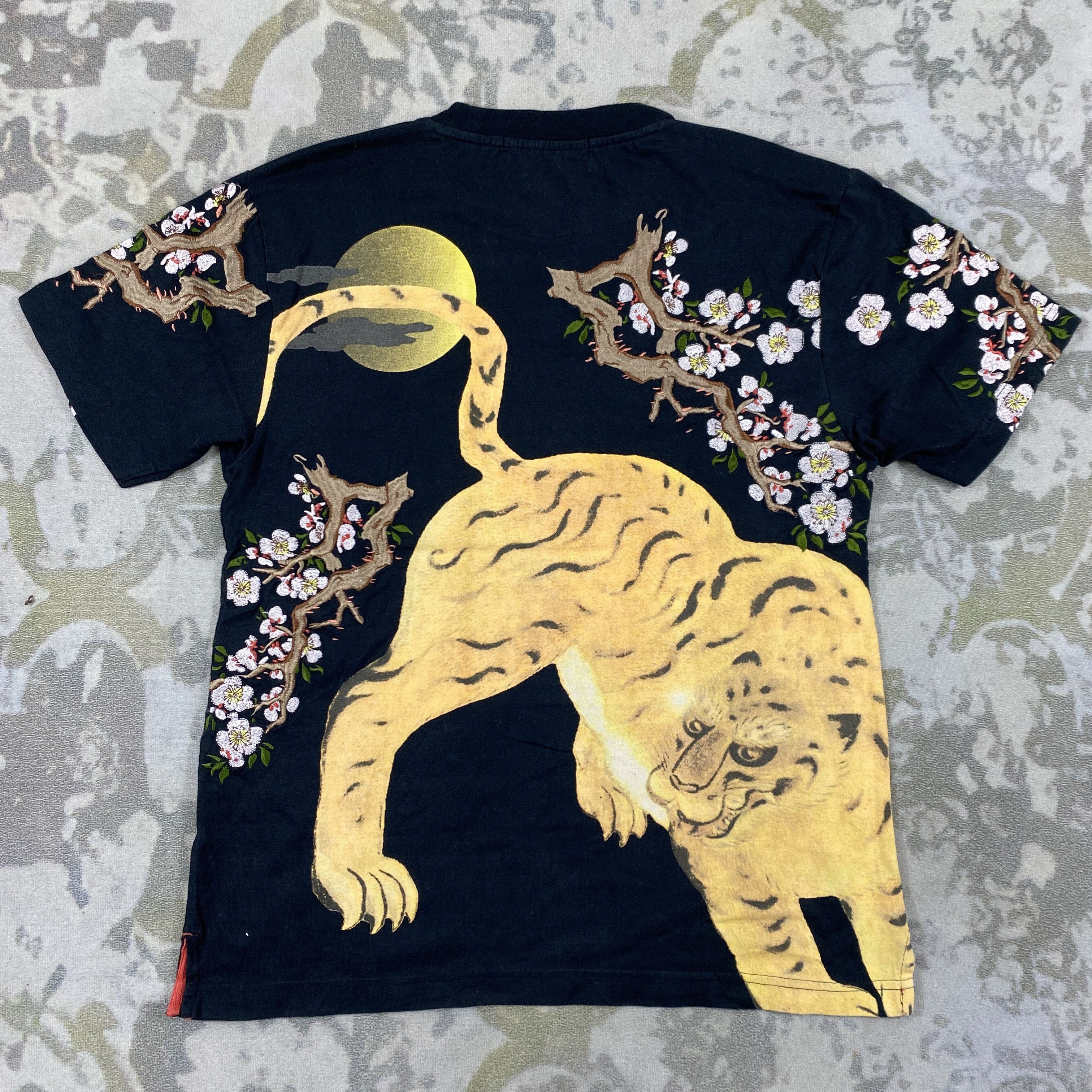 If Six Was Nine Vtg Sukajan Tiger Tshirt Medium-B021 Size US M / EU 48-50 / 2 - 2 Thumbnail