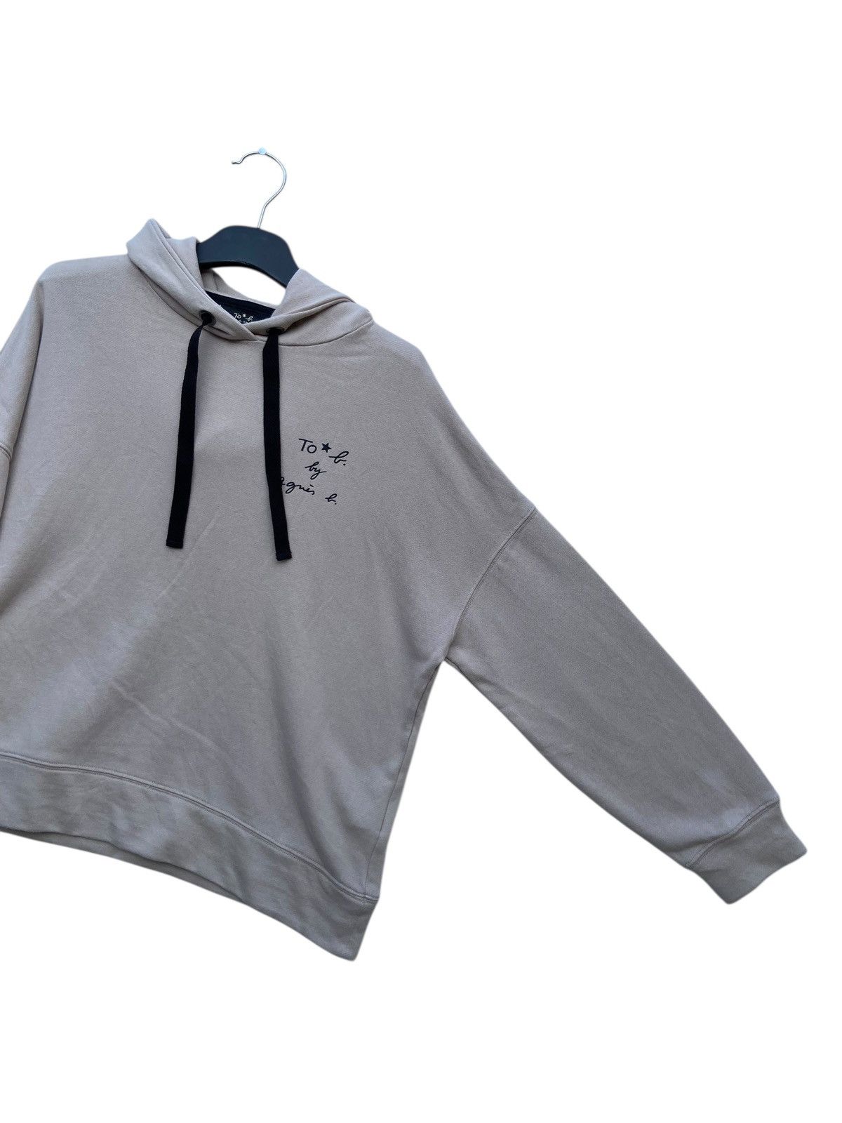agnes b. Agnes B Spellout Baggy Style Hoodie Size XS / US 0-2 / IT 36-38 - 5 Thumbnail