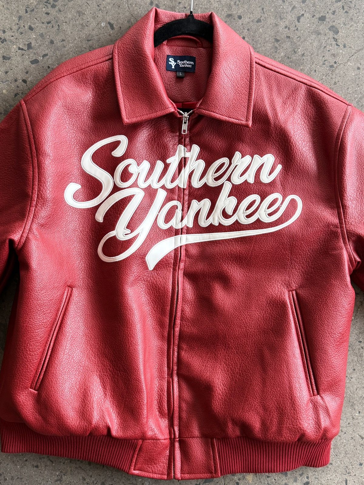 Other Southern Yankee Pebbled leather jacket Size US L / EU 52-54 / 3 - 1 Thumbnail
