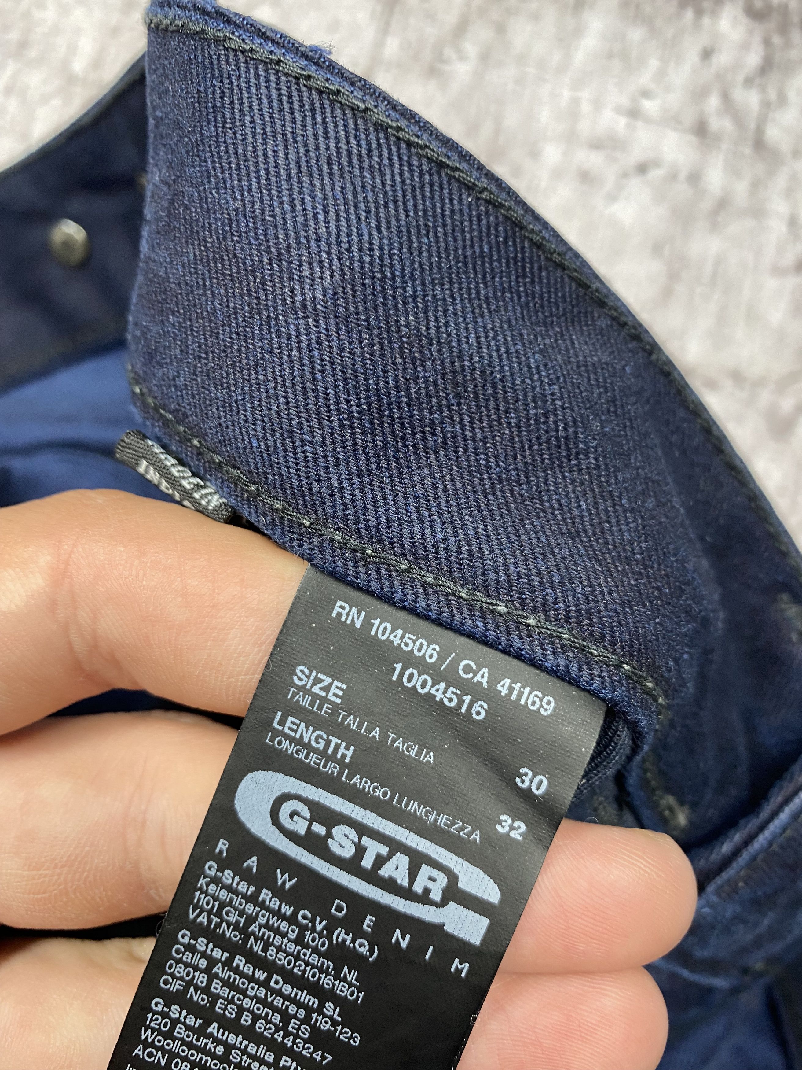 G-Star G Star Raw Vintage Mens 3D Loose Tapered Denim Pants Size US 30 / EU 46 - 4 Thumbnail