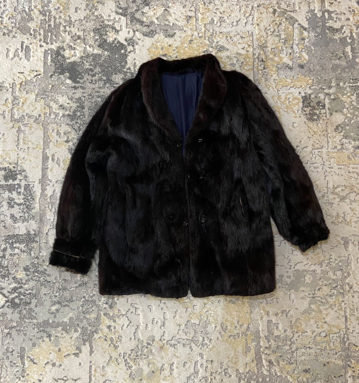 Sagafurs VINTAGE SAGAFOX FUR BLACK MINK SAGA COAT Size L / US 10 / IT 46 - 2 Thumbnail