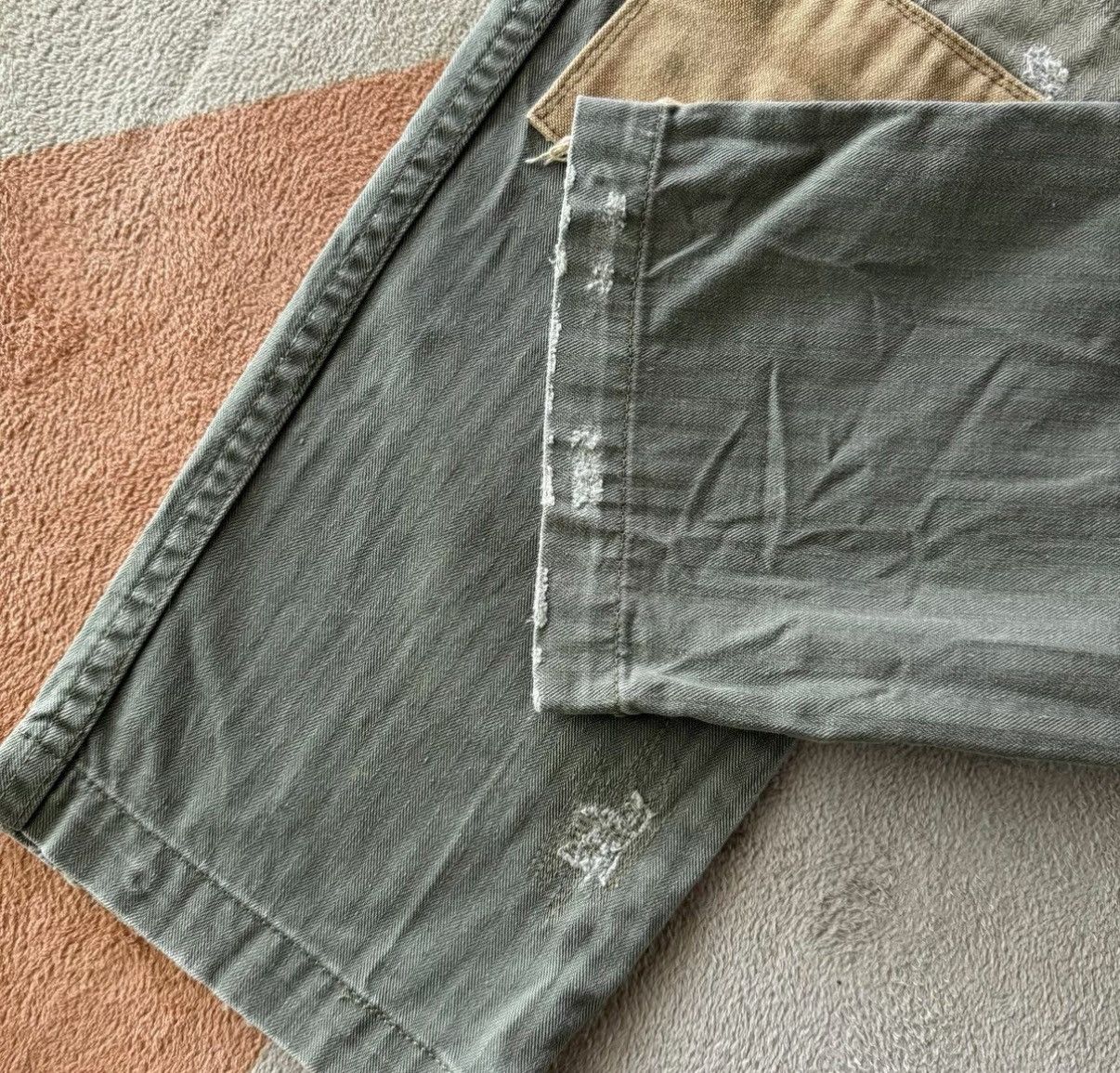 Ralph Lauren Ralph Lauren Denim Supply Patchwork Cargo Pants K22 Size US 31 - 4 Thumbnail