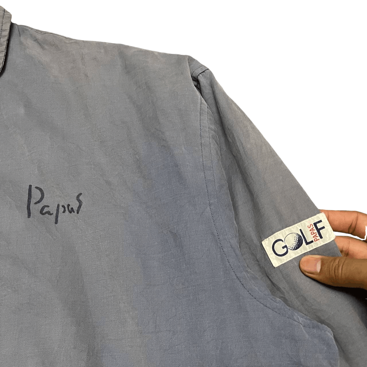Japanese Brand Vintage Papas Golf Paris Big Logo Bomber Jacket Size US L / EU 52-54 / 3 - 9 Thumbnail