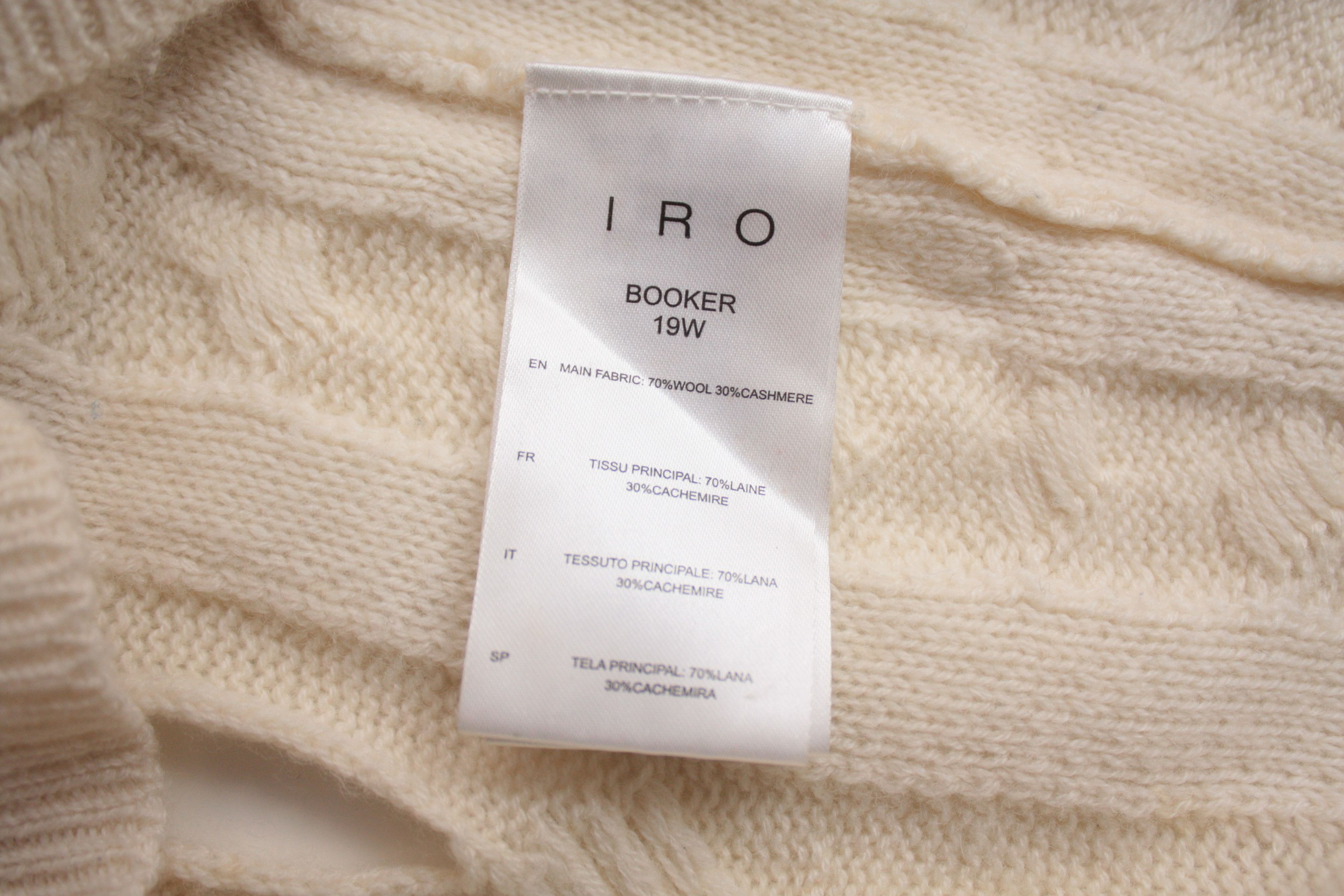 IRO Booker Wool Cashmere Knitted Sweater Women\'s XS