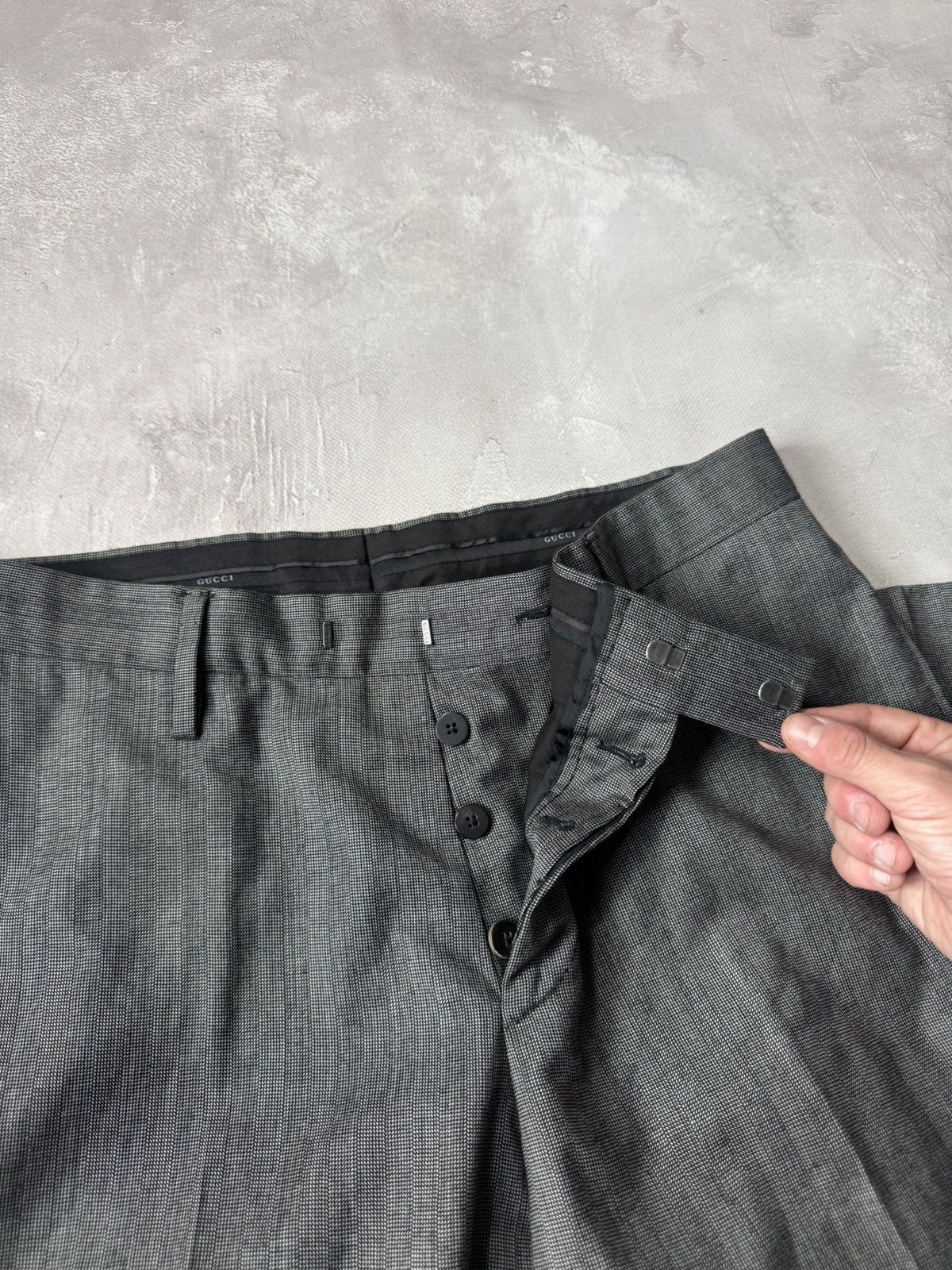 Gucci Gucci Distressed Trouser Pants Size 52R - 10 Thumbnail