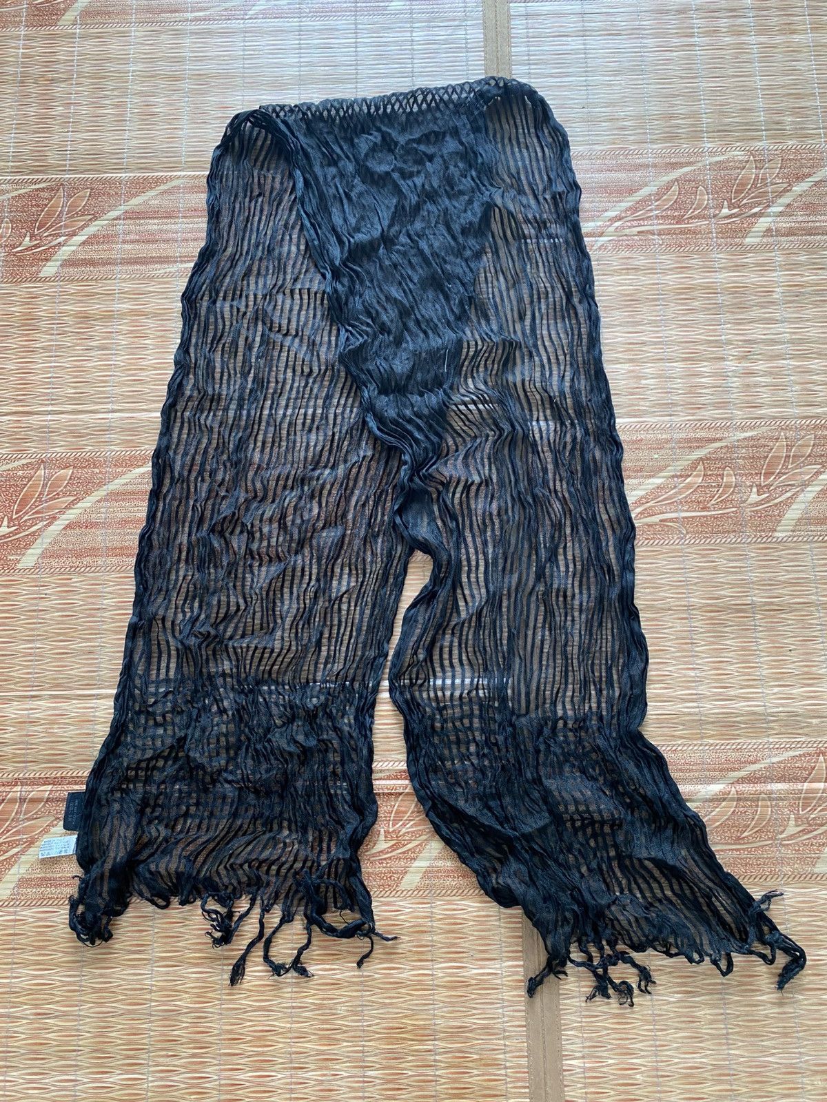 14th Addiction Renoma japanese scarf black kmrii goa fuga styled Size ONE SIZE - 4 Thumbnail