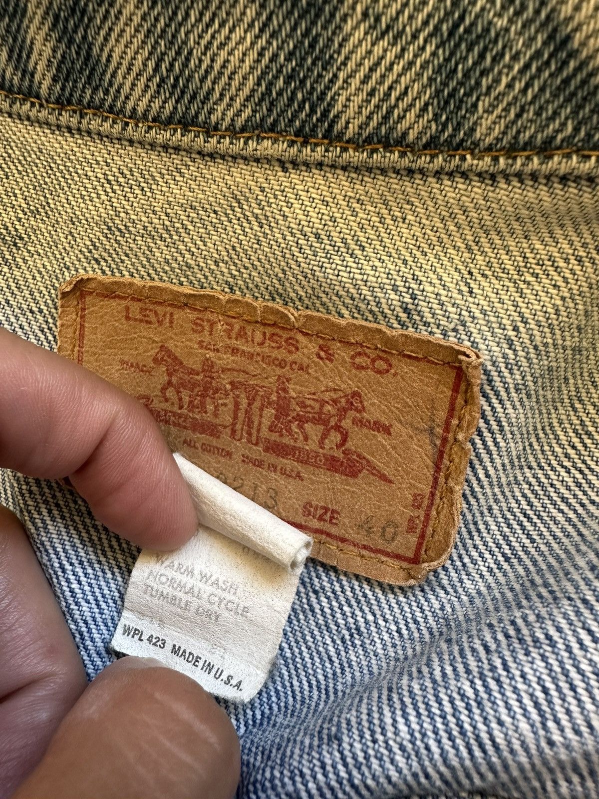 Levi's Vintage Clothing Vintage Levi’s Denim Jacket Size US M / EU 48-50 / 2 - 6 Thumbnail
