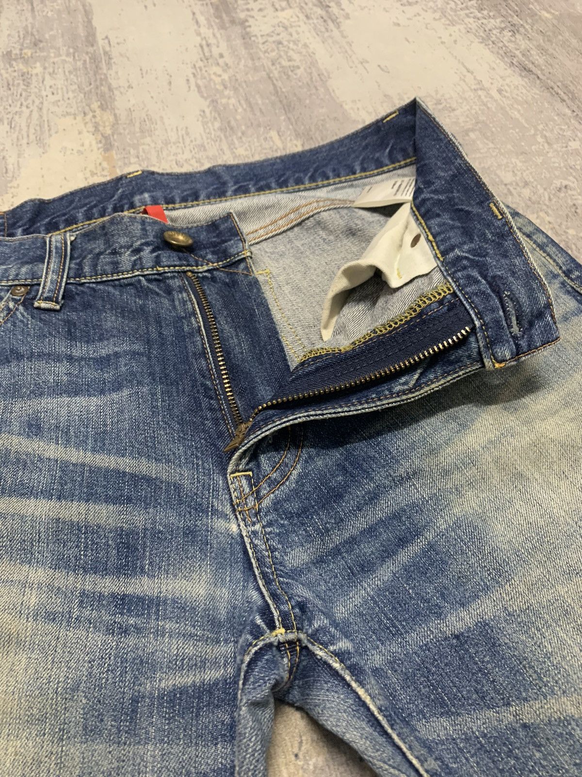 Hysteric Glamour Uniqlo Japan Distressed Hysteric Glamour Style Jeans 34x33 Size US 34 / EU 50 - 8 Thumbnail