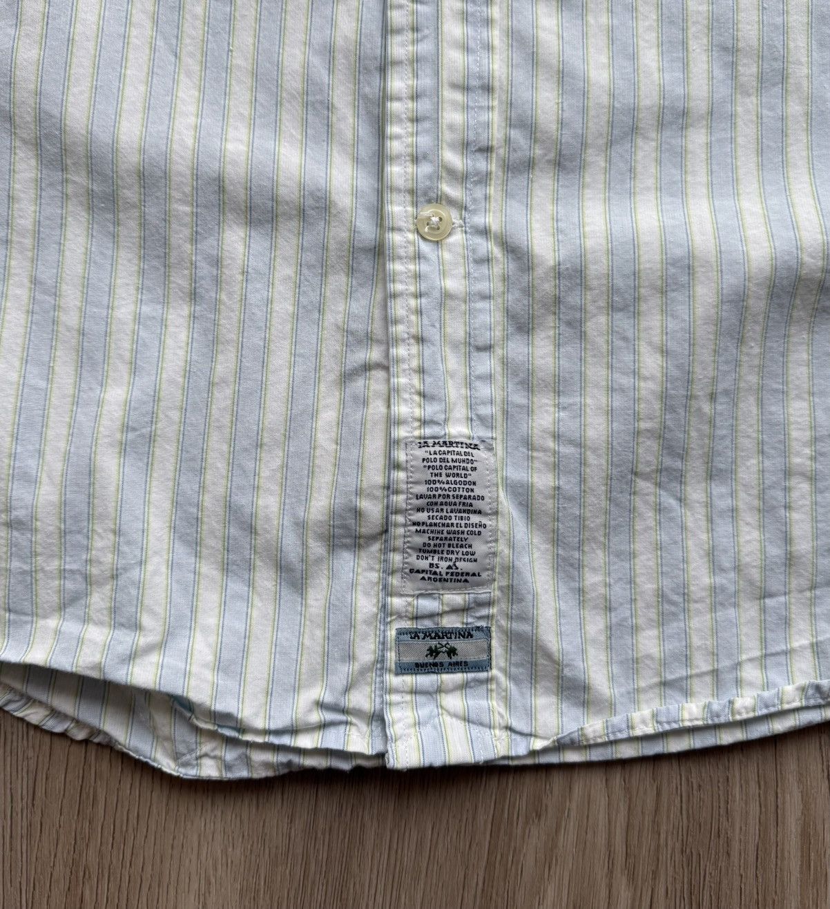 La Martina La Martina The Prince of Wales Polo Cup Striped Button Shirt Size US L / EU 52-54 / 3 - 3 Thumbnail
