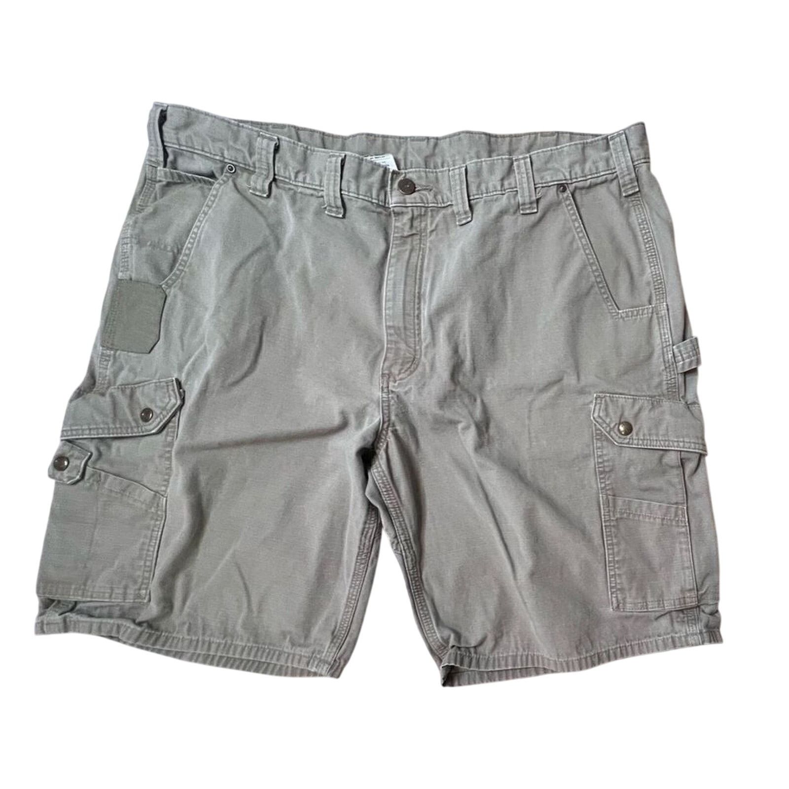 Carhartt Carhartt B357 Big & Tall Grey Relaxed Fit Ripstop Shorts 44 Size US 44 / EU 60 - 1 Thumbnail