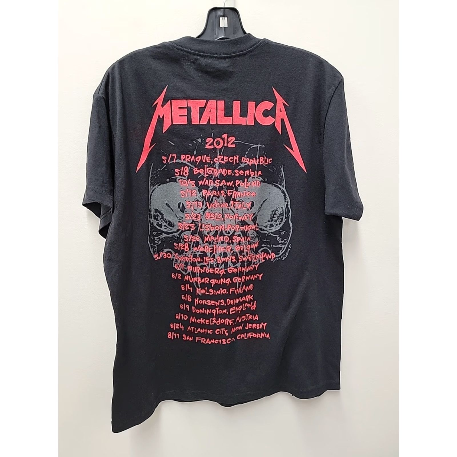 Vintage VINTAGE Metallica Wherever I May Roam Tour T-shirt Mens L Black 2012 Shirt Size US L / EU 52-54 / 3 - 4 Thumbnail