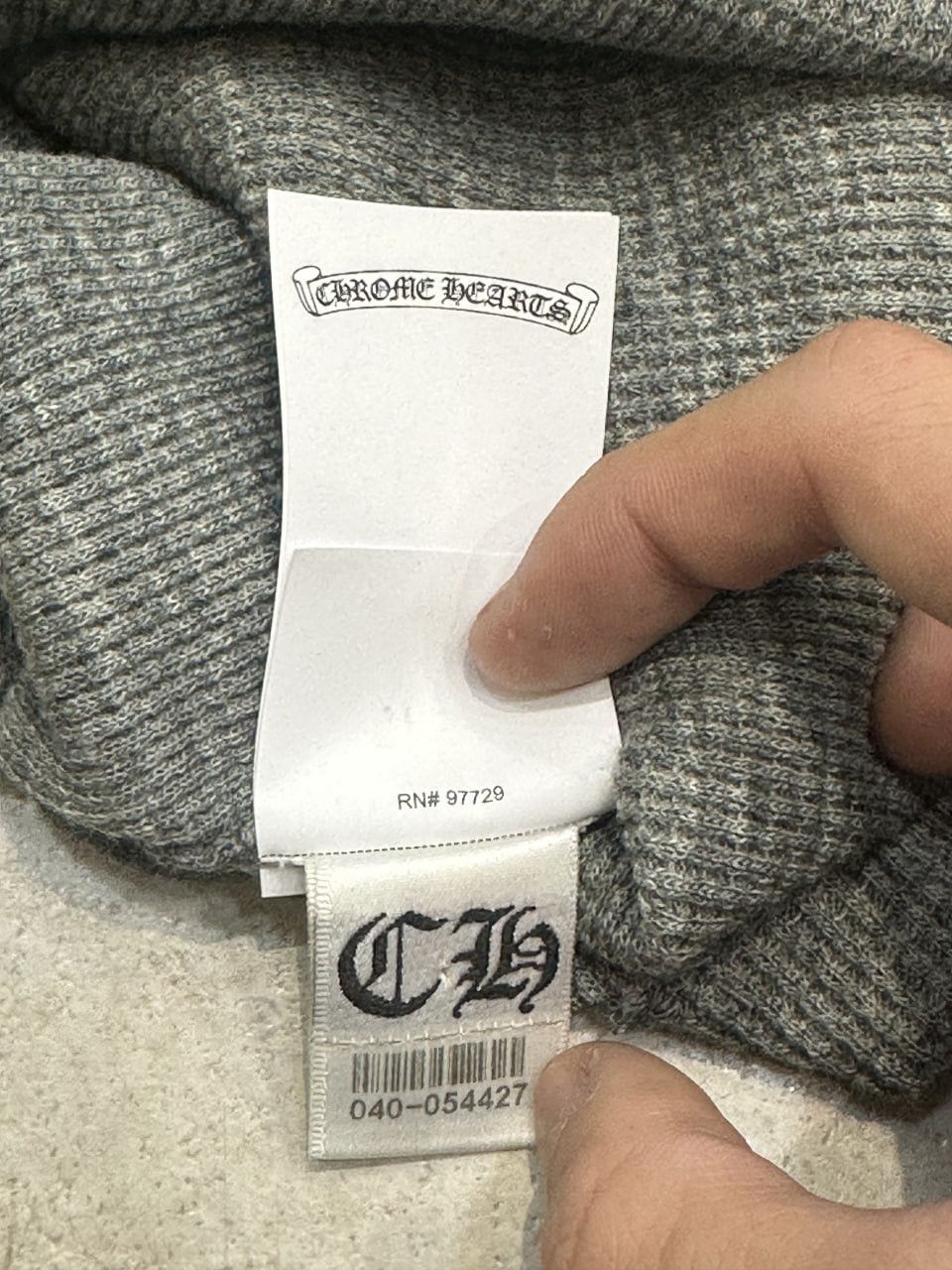 Chrome Hearts CHROME HEARTS CH Wool Thermal Long T-Shirt Size S / US 4 / IT 40 - 10 Thumbnail