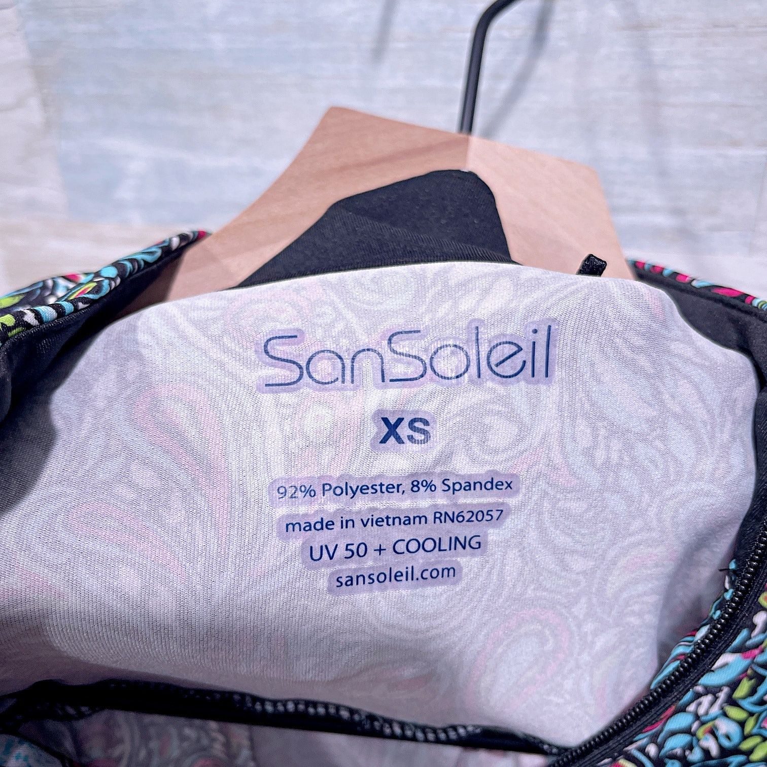 Other SANSOLEIL 3/4 Sleeve UV 50 Golf 1/4 Zip Top Womens XS Size XS / US 0-2 / IT 36-38 - 6 Thumbnail