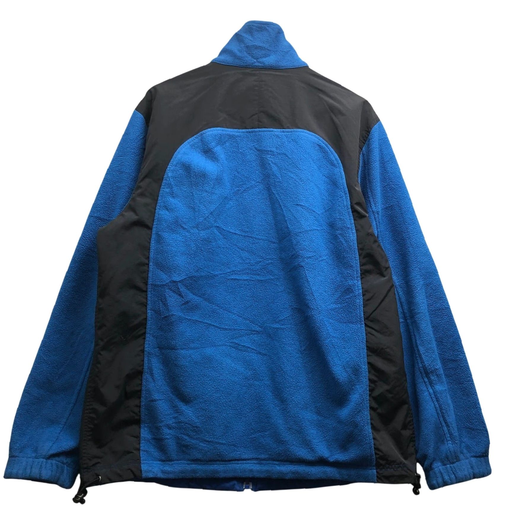 Vintage LL Bean Fleece Nylon Reversible Jacket Mens LT Large Tall Full Zip Blue Black Size US L / EU 52-54 / 3 - 6 Thumbnail
