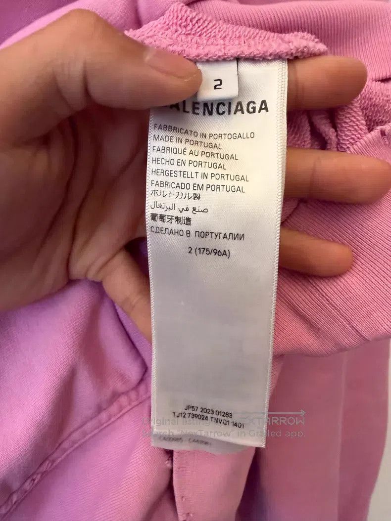 Balenciaga Balenciaga Logo Printed Hooded Long Sleeve Sweatshirt Size US M / EU 48-50 / 2 - 4 Thumbnail
