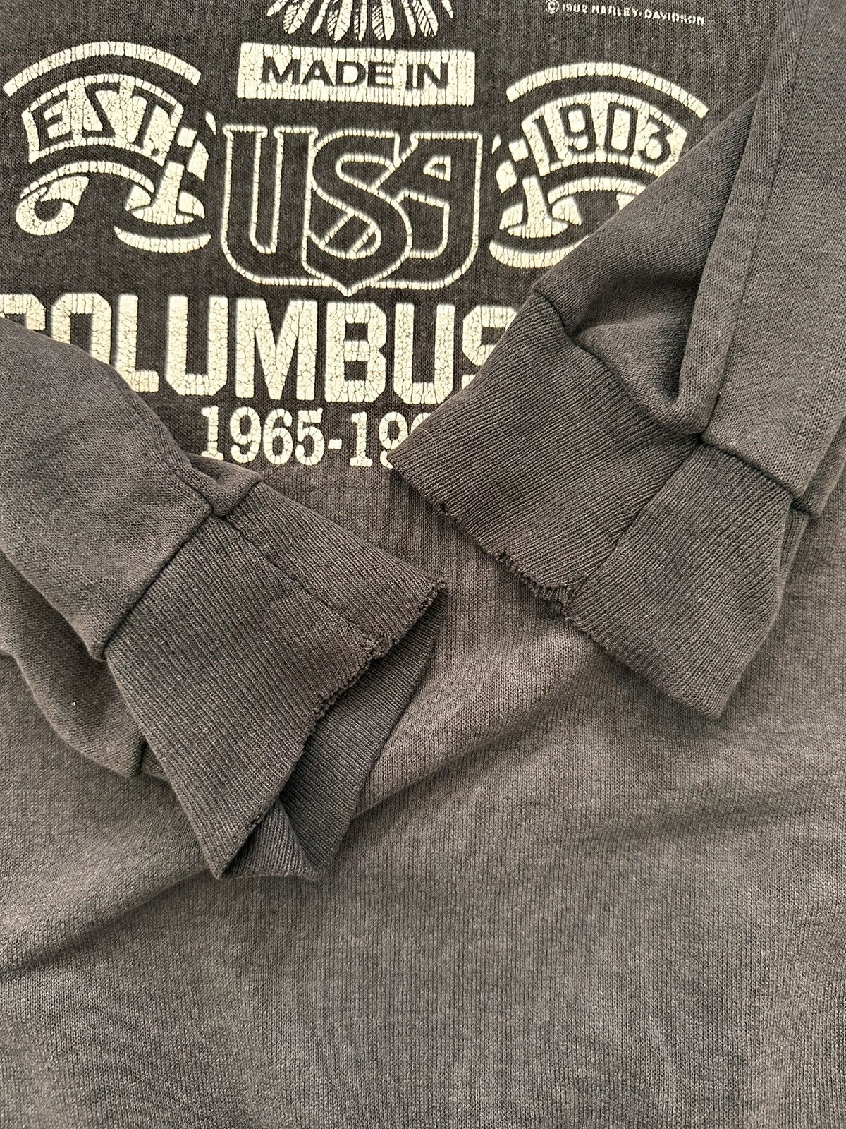 Harley Davidson VTG Harley Davidson Crewneck Paper Thin Size US XL / EU 56 / 4 - 8 Thumbnail