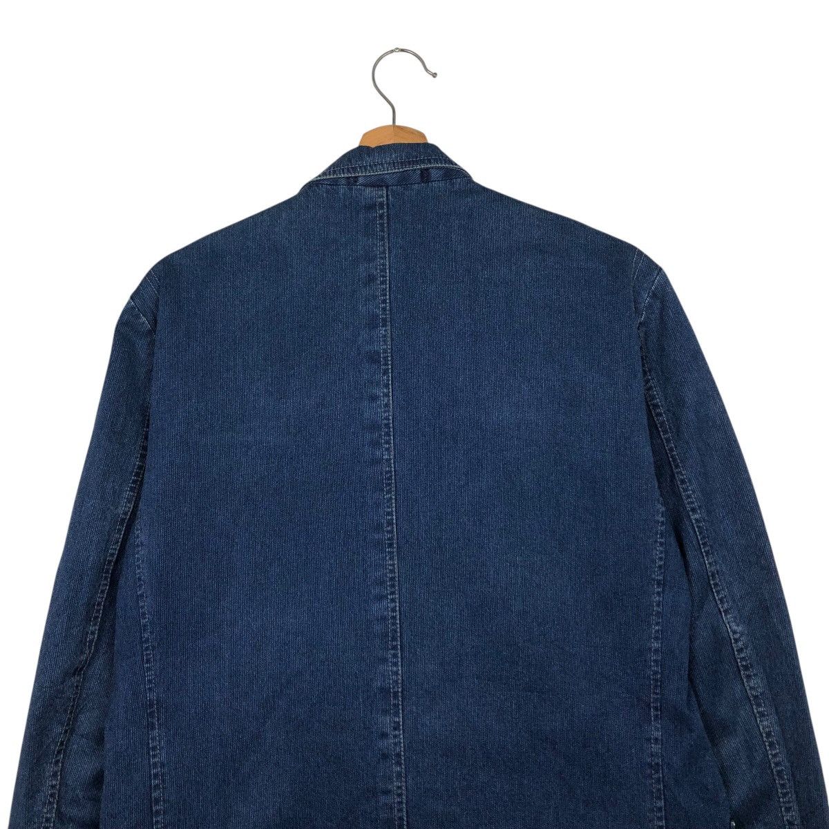 Vintage 📌Vintage Denim Jacket Indigo Worker Pagelo Issey Miyake Size US S / EU 44-46 / 1 - 10 Thumbnail