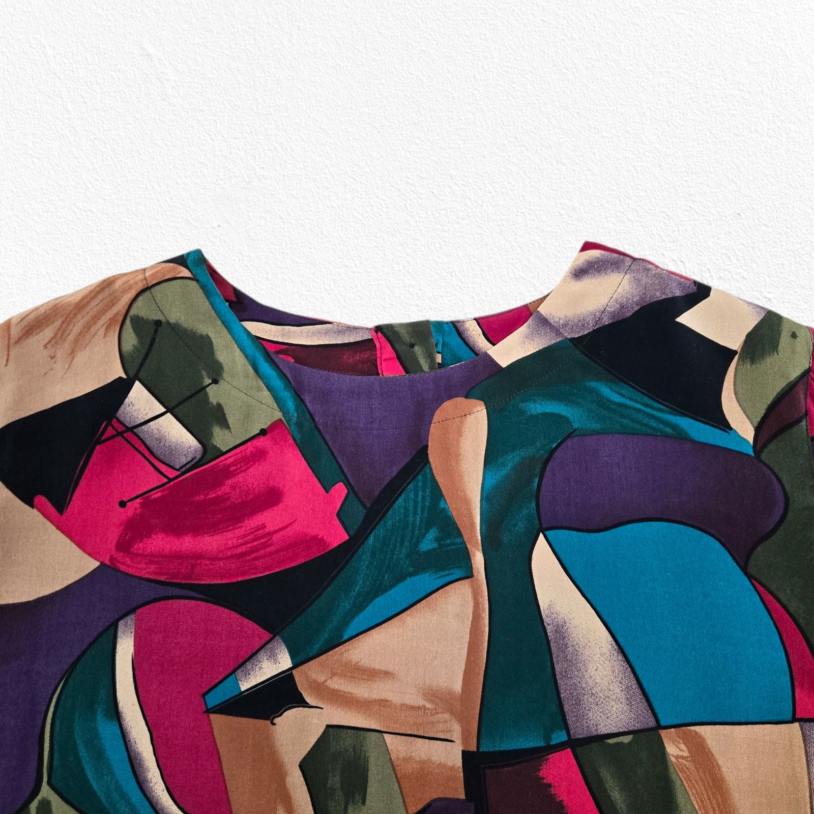 Other Alfred Dunner Abstract Print Blouse Late 90s Size 14 Size XL / US 12-14 / IT 48-50 - 3 Thumbnail