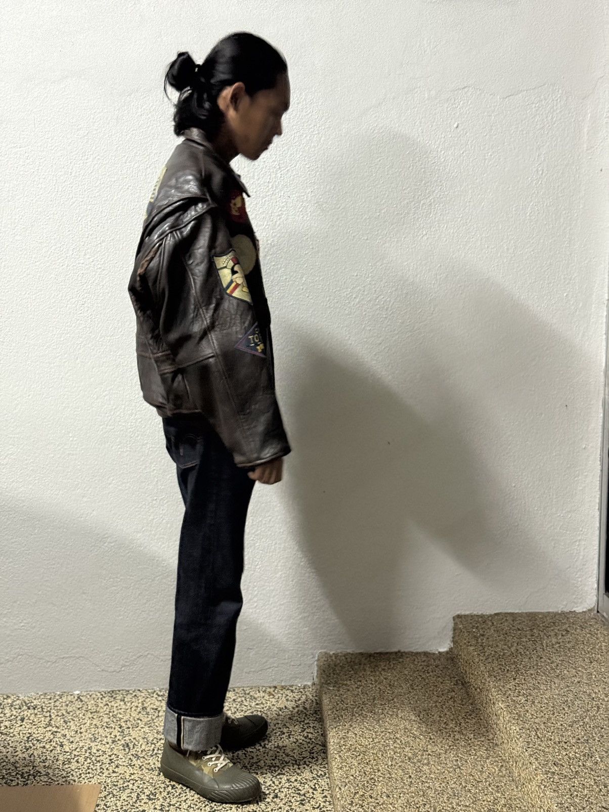 Avirex Vintage Avirex Leather Jacket Top Gun Maverick Full Patches Size US S / EU 44-46 / 1 - 23 Thumbnail