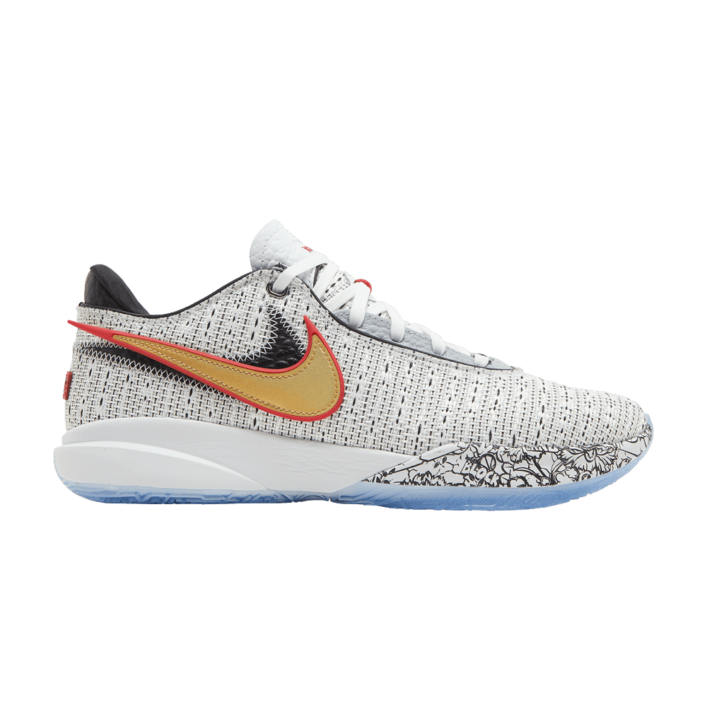 image of Nike Lebron 20 Ep The Debut Shoes in White, Men's (Size 8)