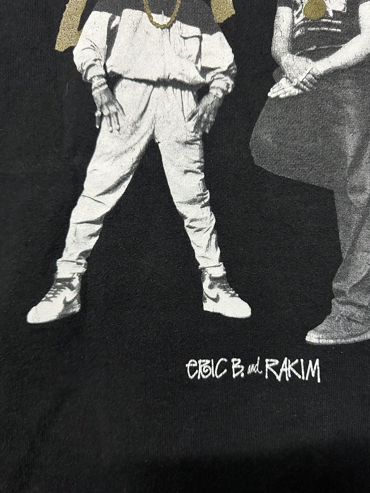 Rap Tees × Stussy × Vintage Rare Vintage Y2k Stussy Eric B And Rakim Hiphop Faded Hoodie Size US M / EU 48-50 / 2 - 4 Thumbnail