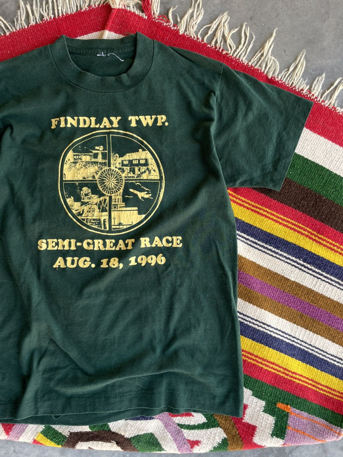 Vintage VTG 90s Race & Event : Findlay Twp. Semi-Great Race Size US M / EU 48-50 / 2 - 3 Thumbnail