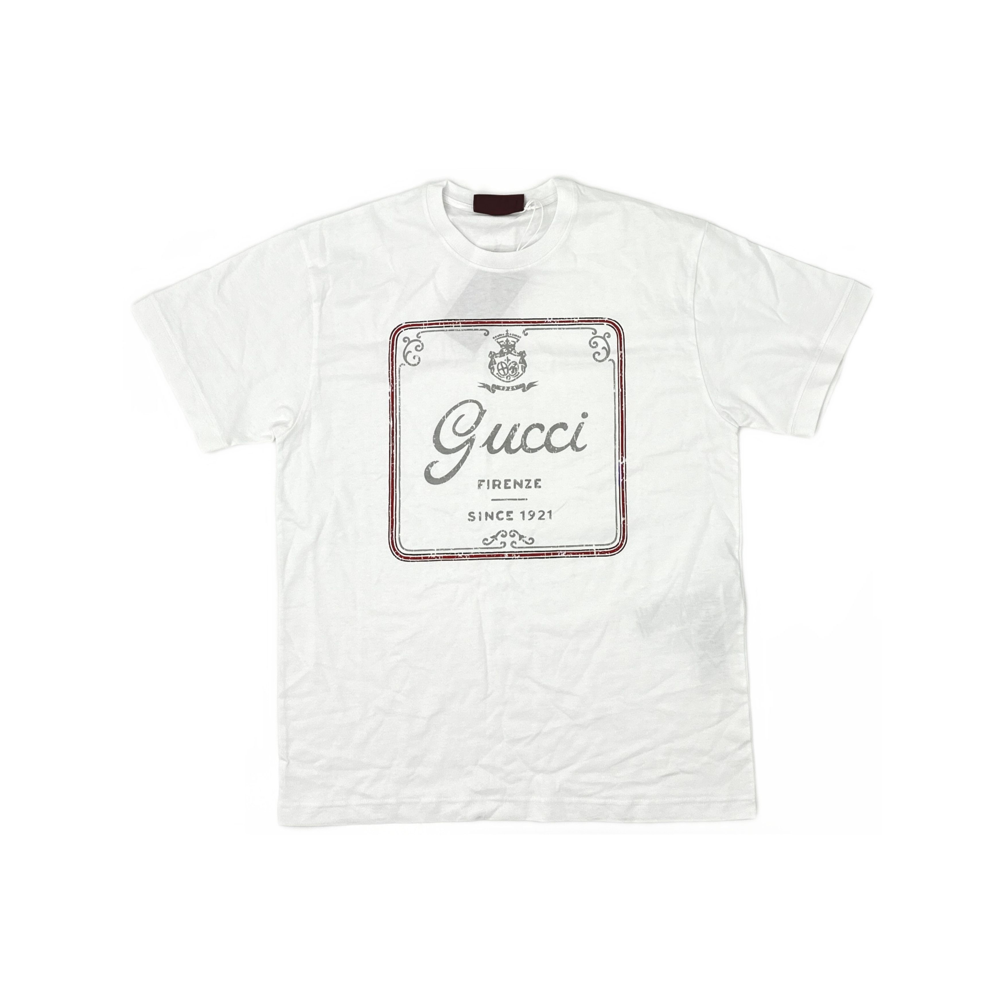 Gucci Gucci Firenze 1921 Logo T-Shirt Size S Size US S / EU 44-46 / 1 - 1 Thumbnail