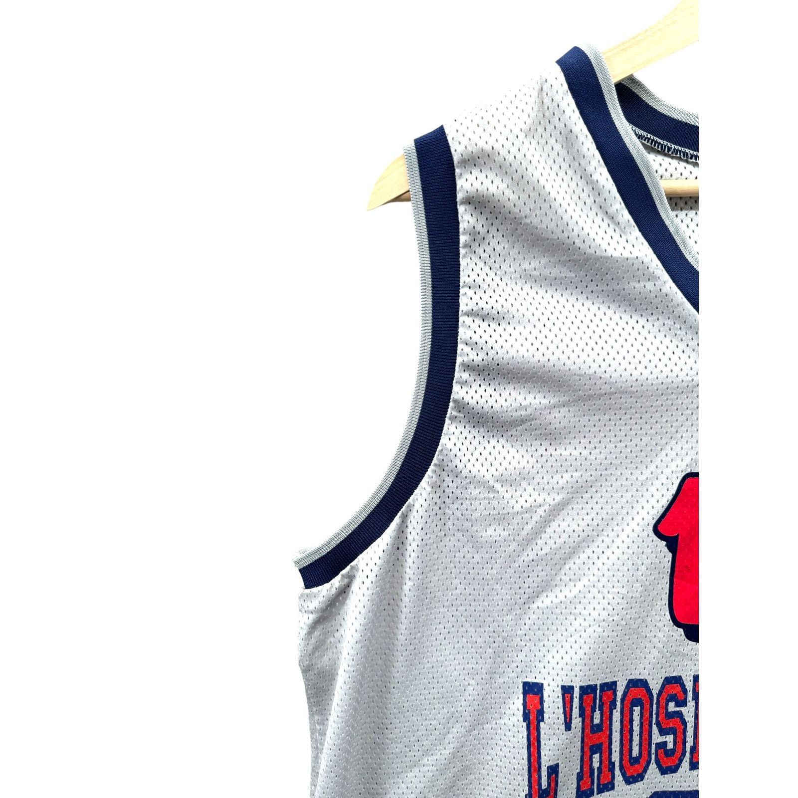Vintage 1990's Bemar CB L'Hospitalet Basketball Mesh Jersey Size US XXL / EU 58 / 5 - 5 Thumbnail