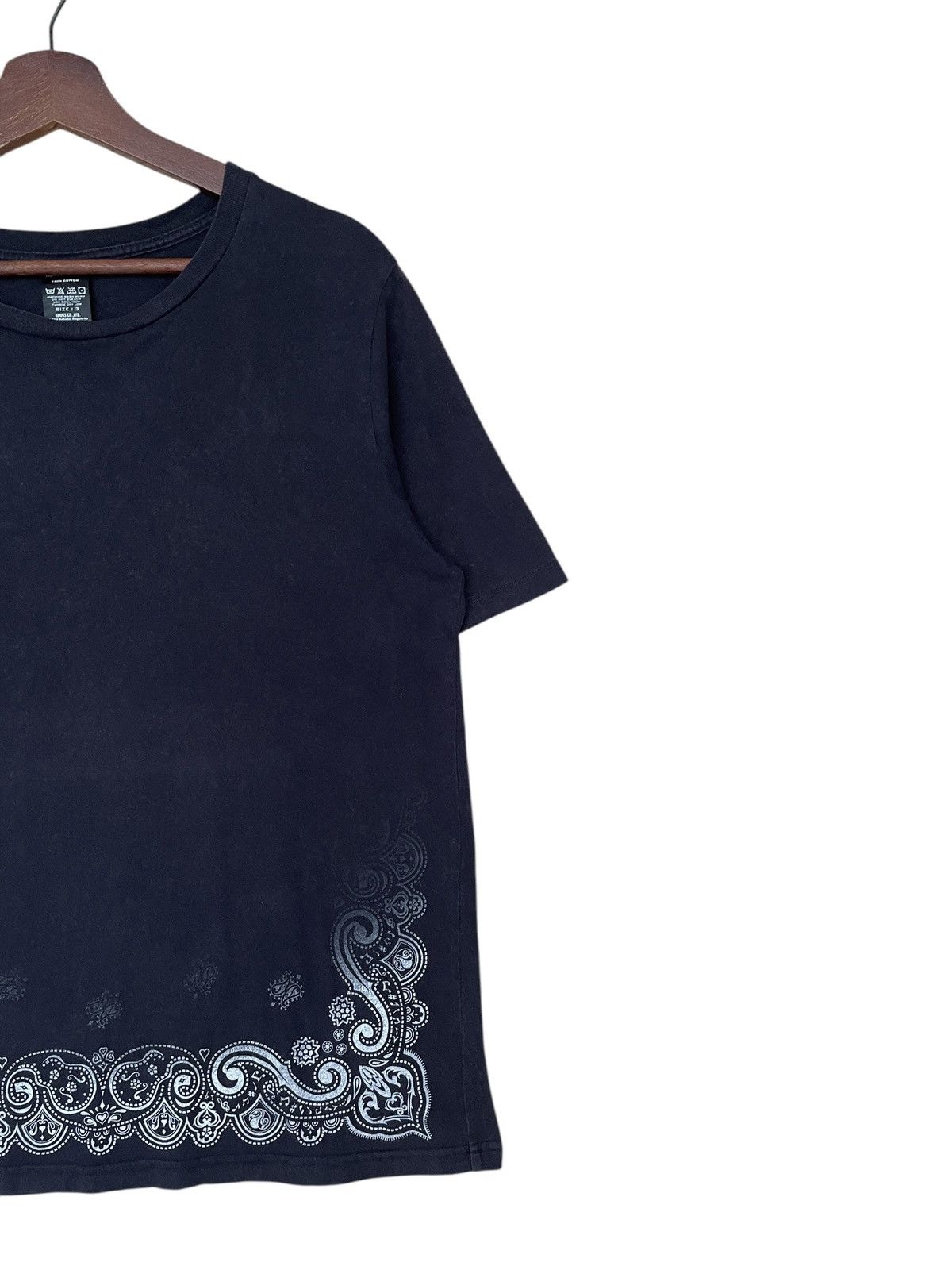 Japanese Brand × Number (N)ine Vintage Brand Number Nine The SOLOIST Paisley T-shirt 2000s Size US S / EU 44-46 / 1 - 4 Thumbnail