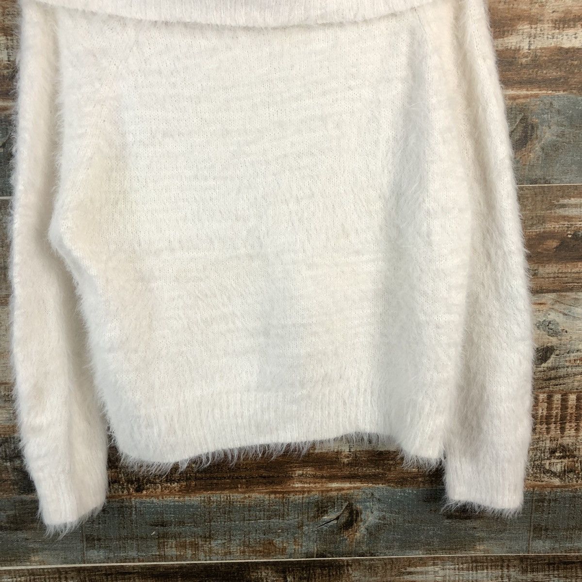Homespun Knitwear DLL Khalita Turtle Neck Mohair fur shaggy Knitwear #C232 Size M / US 6-8 / IT 42-44 - 6 Thumbnail