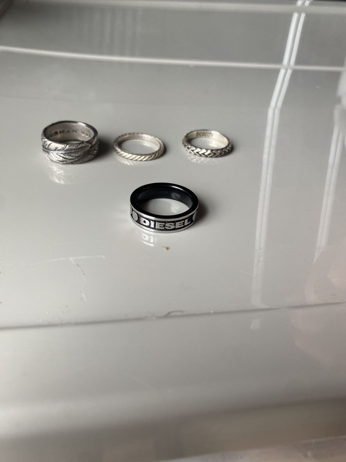 Diesel Diesel Ring Size ONE SIZE - 1 Thumbnail