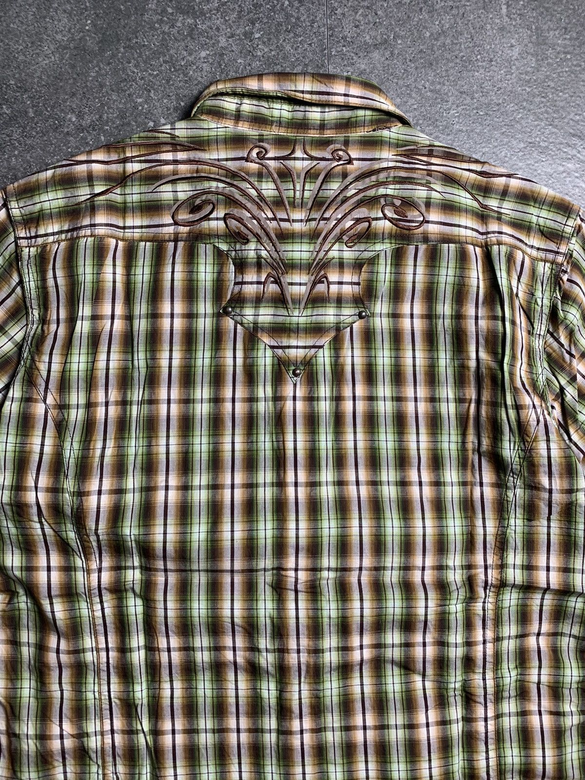 Nicole Club 2000s Nicole Club For Men Studded Tribal Shirt Size US S / EU 44-46 / 1 - 10 Thumbnail