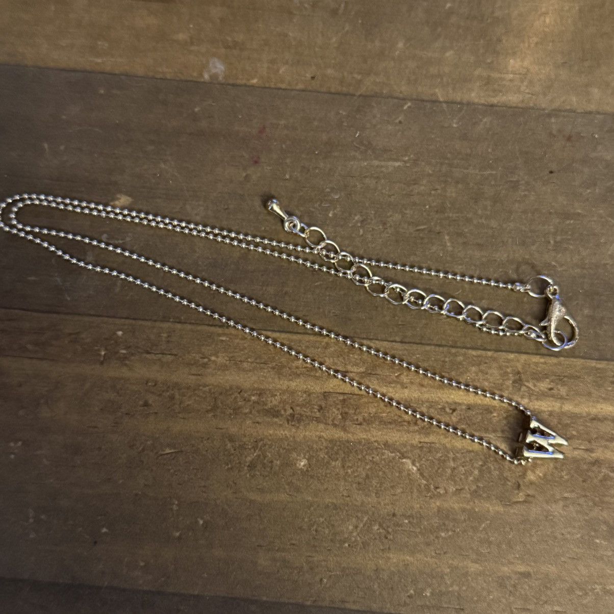 Other Khlōe gold tone initial W pendant necklace Size ONE SIZE - 3 Thumbnail