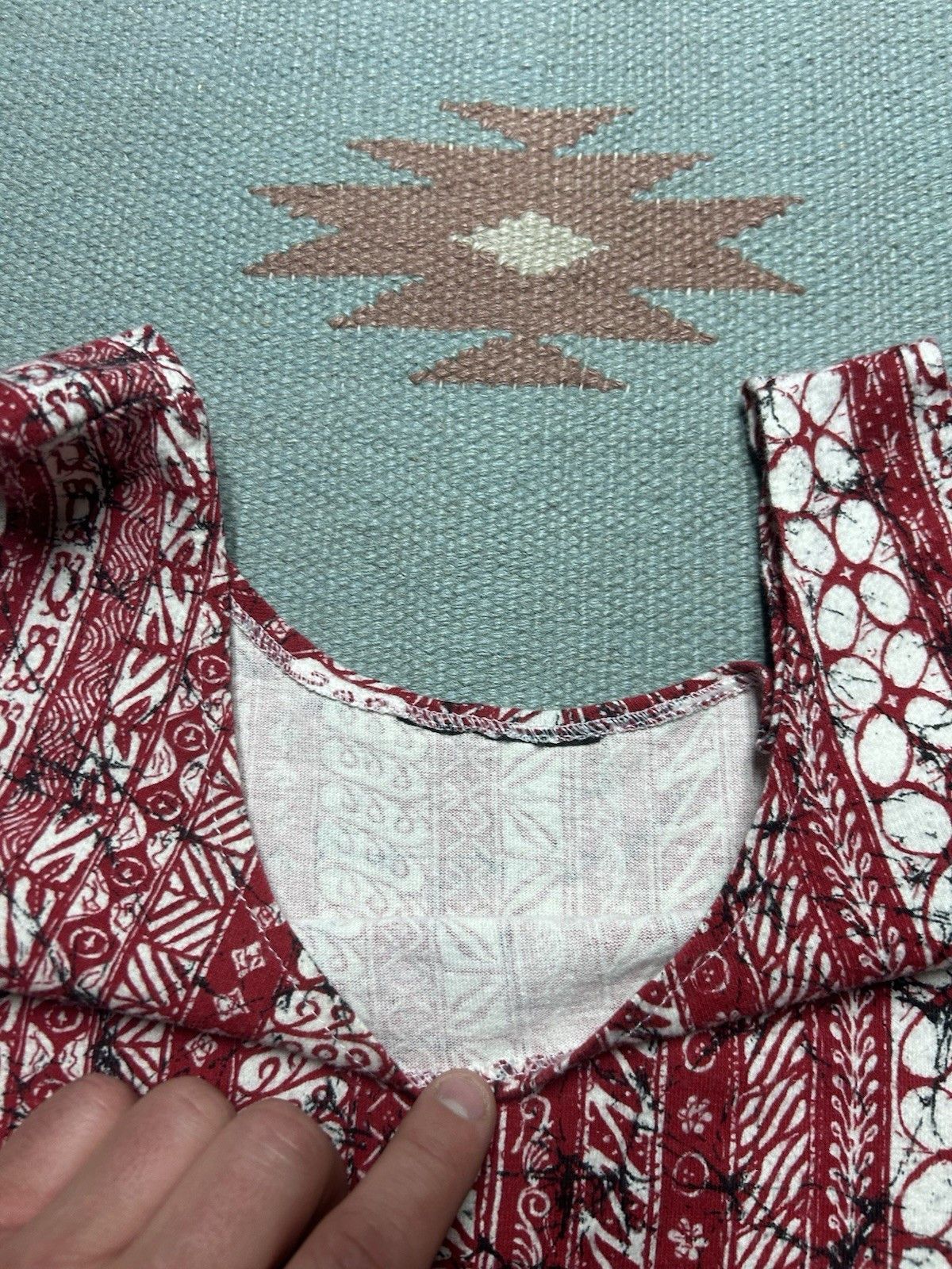 Vintage Vintage 80s tank top & shorts set beach summer abstract L/XL Size US L / EU 52-54 / 3 - 7 Thumbnail