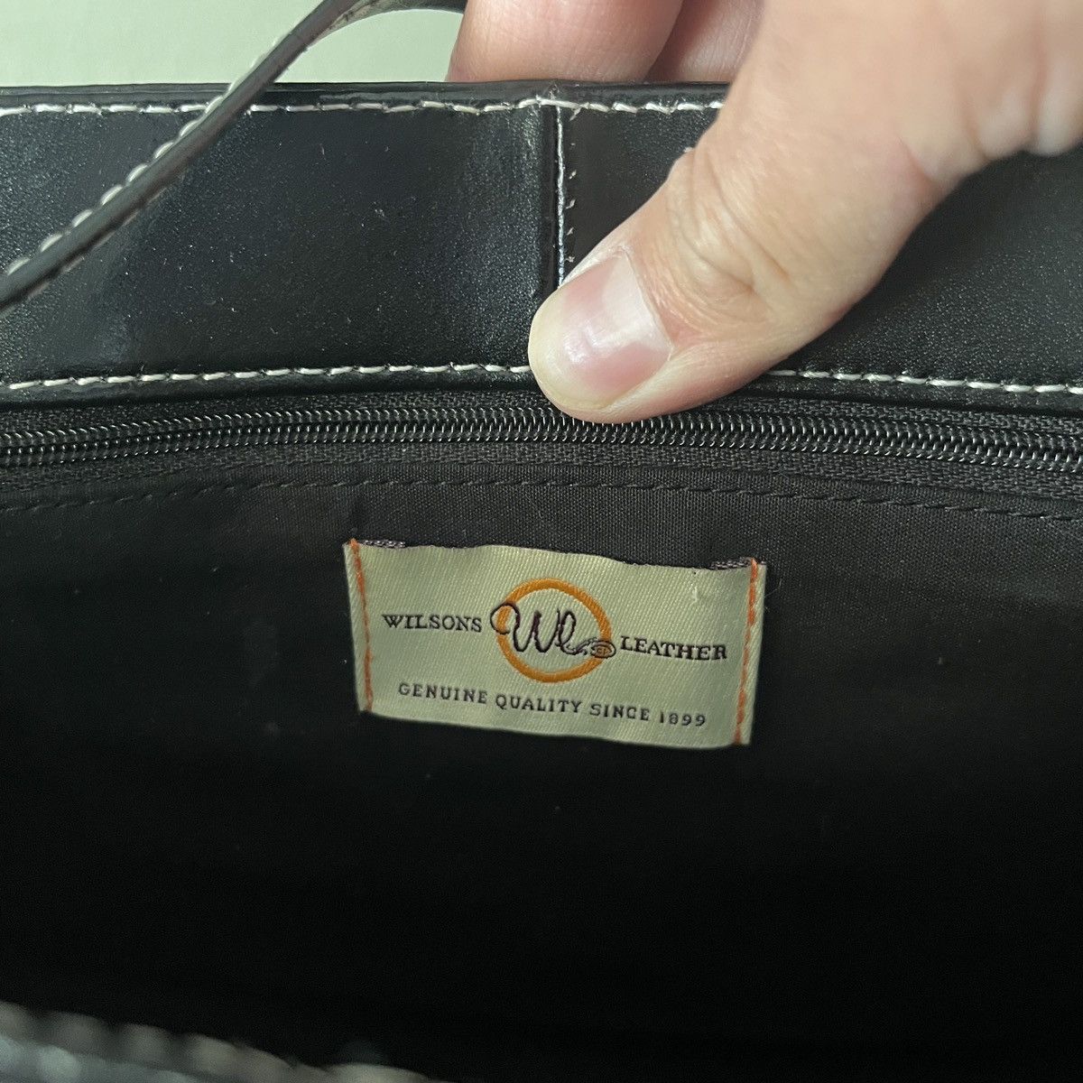 Genuine Leather × Vintage × Wilsons Leather Wilson’s Leather Minimalist Shoulder Bag Size ONE SIZE - 6 Thumbnail