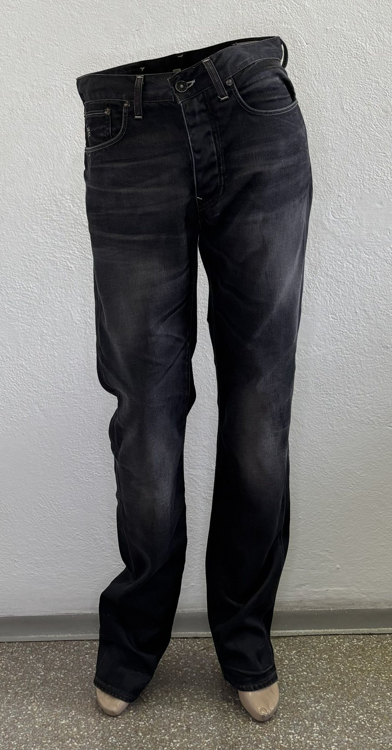 G-Star G-Star Raw 3301 slim fit black jeans size 32-34 Size US 32 / EU 48 - 2 Thumbnail