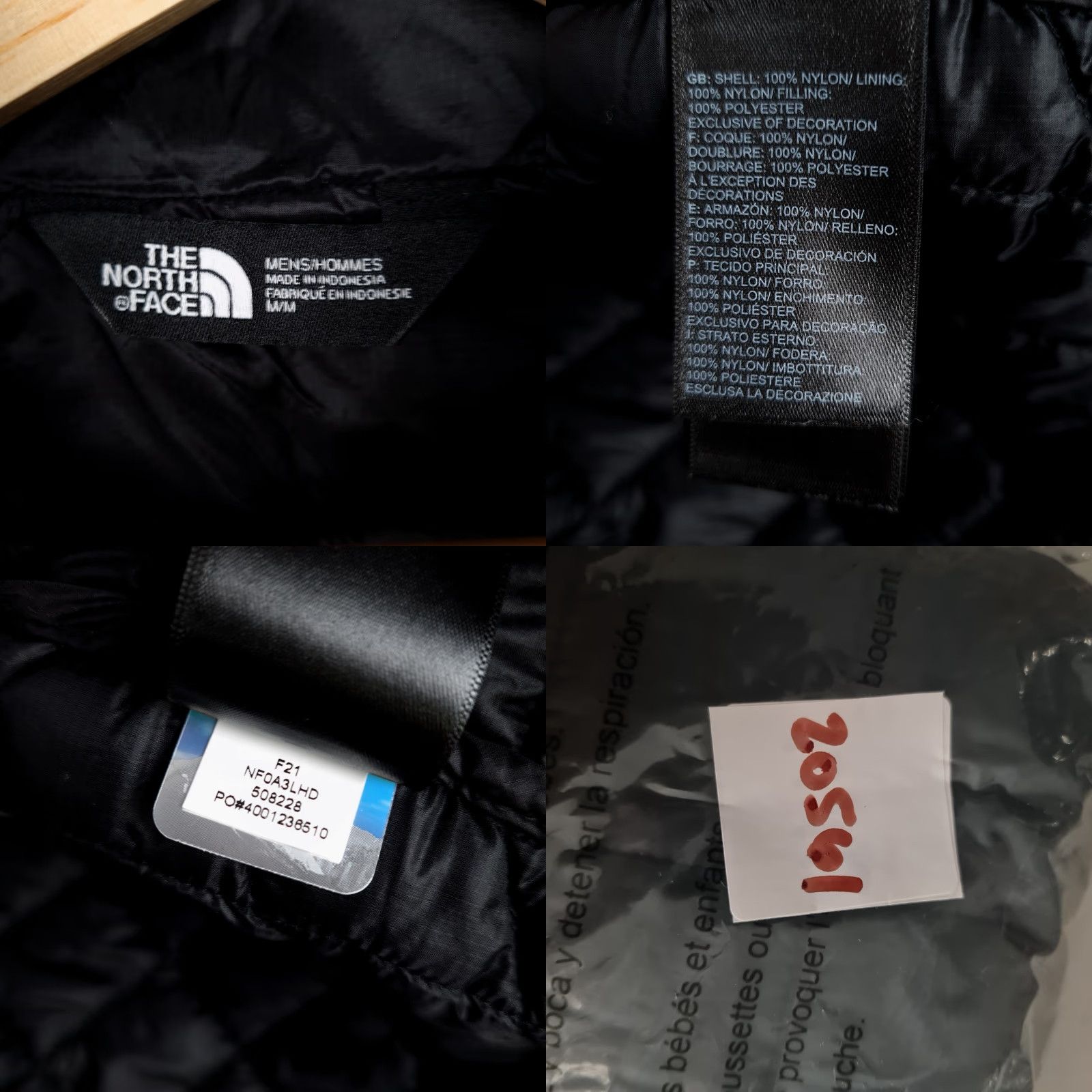 The North Face The North Face Thermoball Vest Mens Medium Black Quilted Lightweight Hike Size US M / EU 48-50 / 2 - 10 Thumbnail
