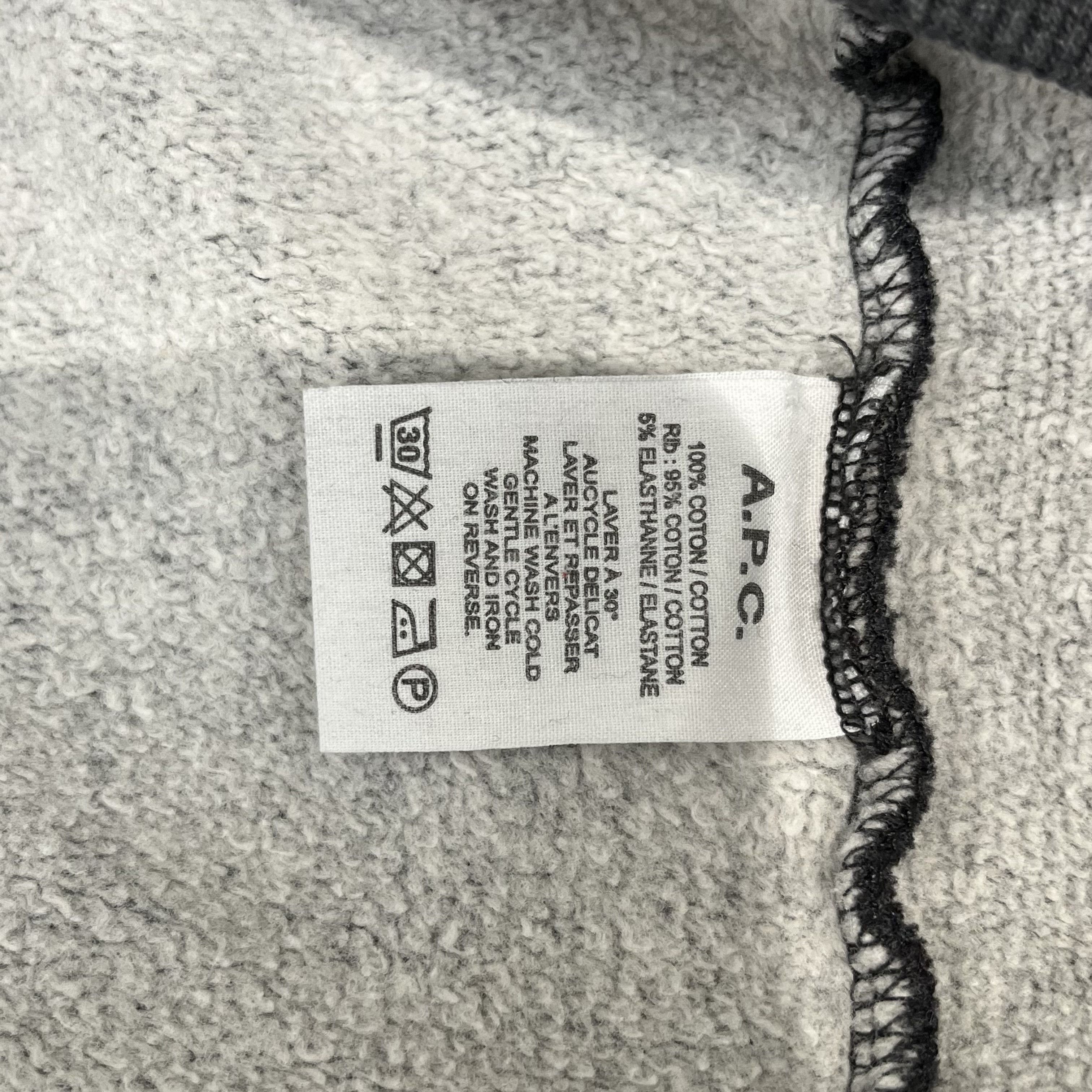 A.P.C. A.P.C. Crewneck Grey Size US XXL / EU 58 / 5 - 4 Thumbnail