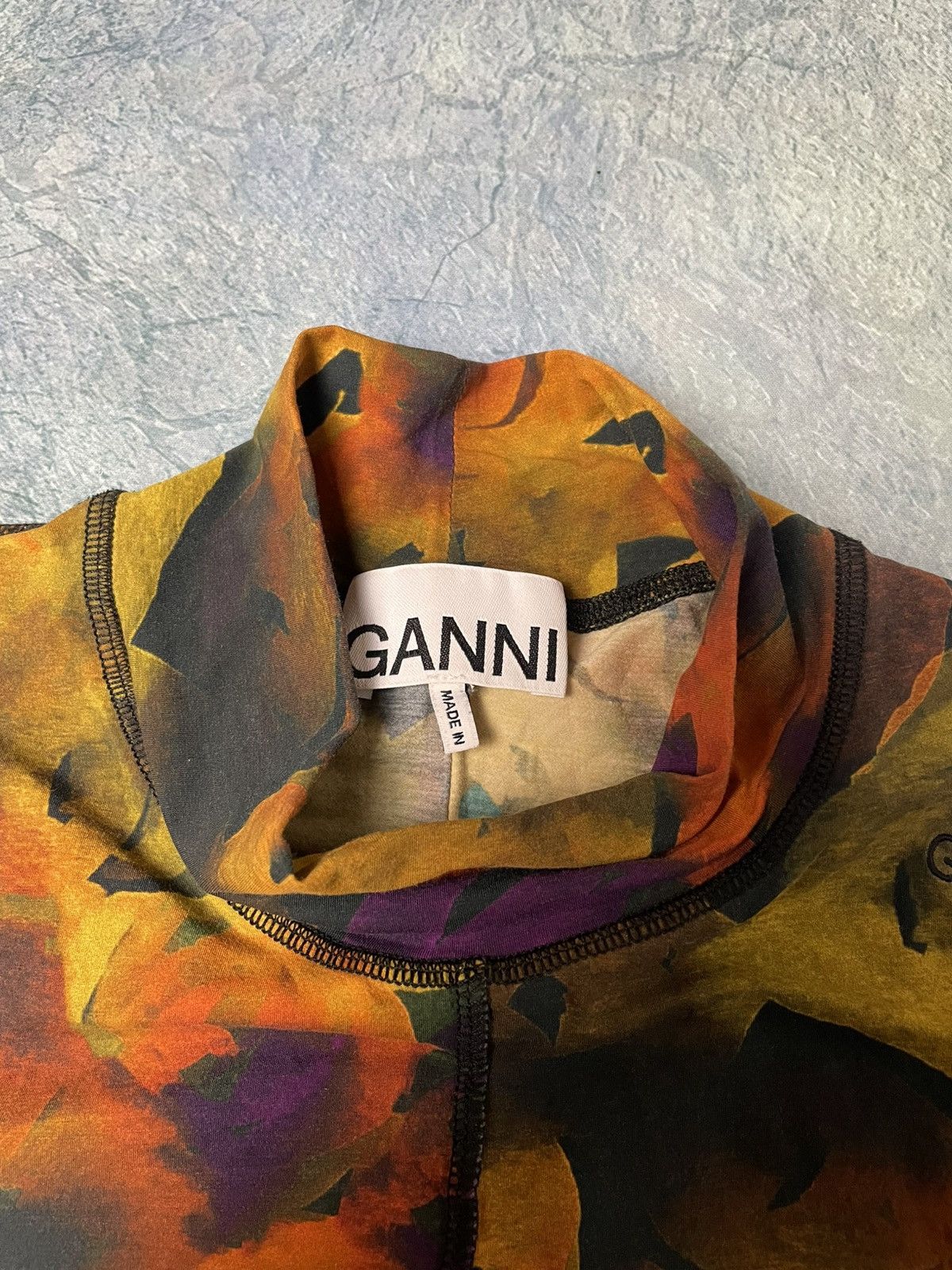 Ganni Ganni Light stretch jersey rollneck- lemon Size XL / US 12-14 / IT 48-50 - 4 Thumbnail