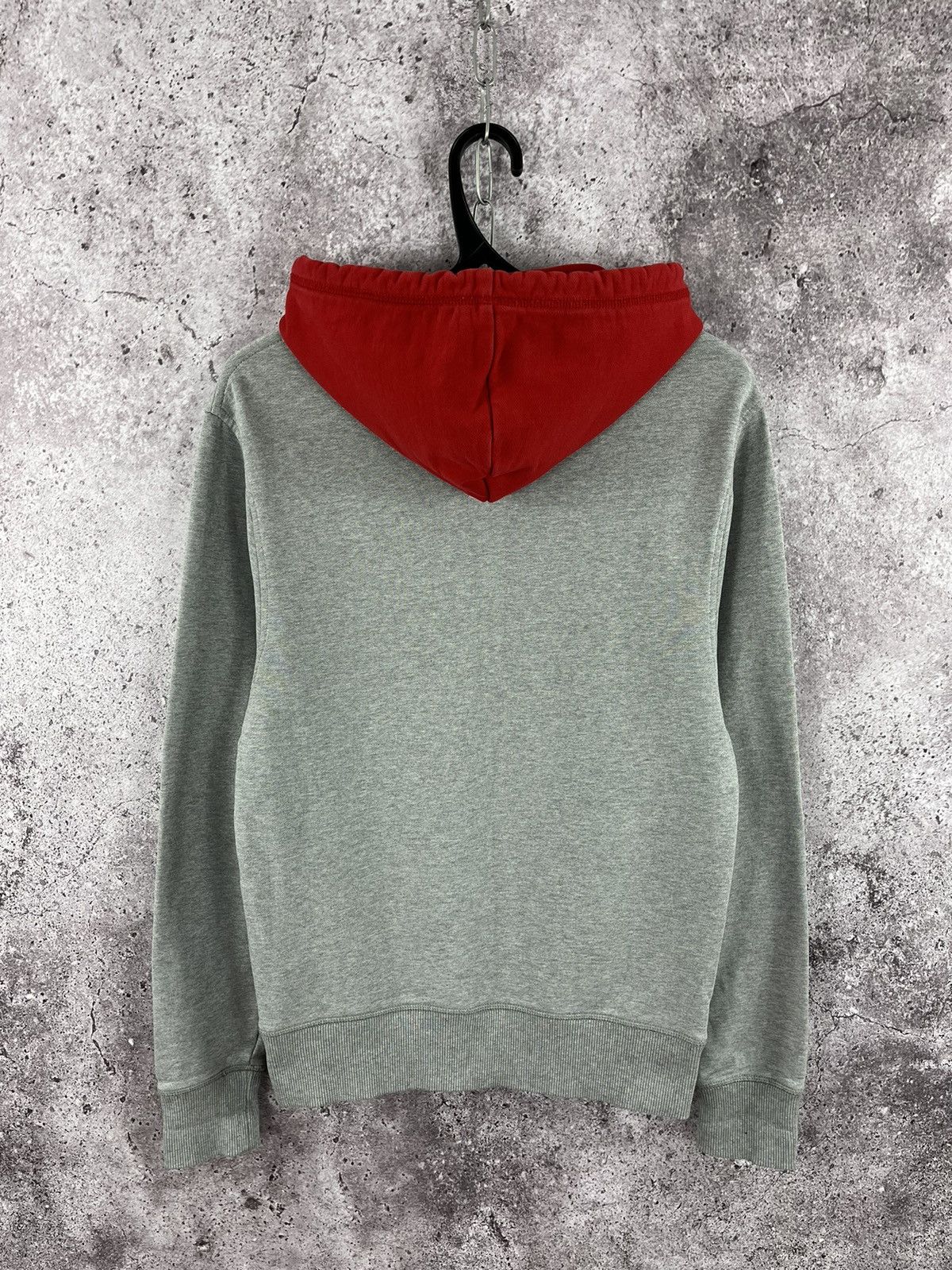 Tommy Hilfiger × Vintage Tommy Hilfiger Hoodie Heavy Cotton Embroidery Logo Grey Sz S Size US S / EU 44-46 / 1 - 7 Thumbnail