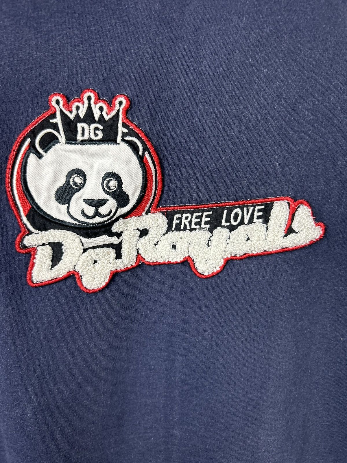 Dolce & Gabbana Dolce $ Gabbana Dg Royals Free Love T shirt Size US M / EU 48-50 / 2 - 7 Thumbnail