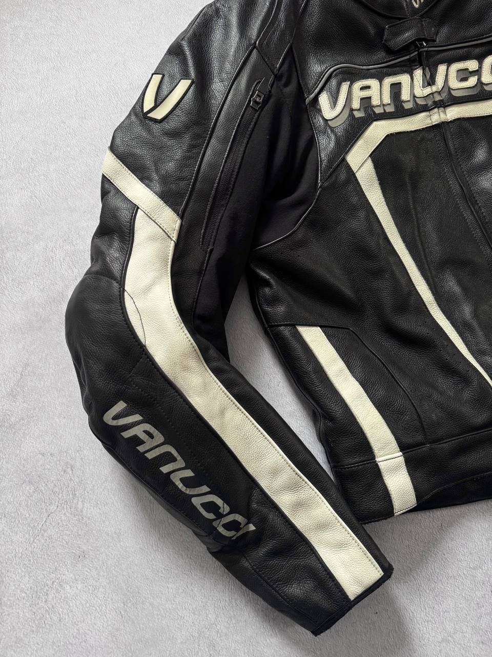 Other Vanucci Moto Racing Leather Jacket With Protectors Size US L / EU 52-54 / 3 - 7 Thumbnail
