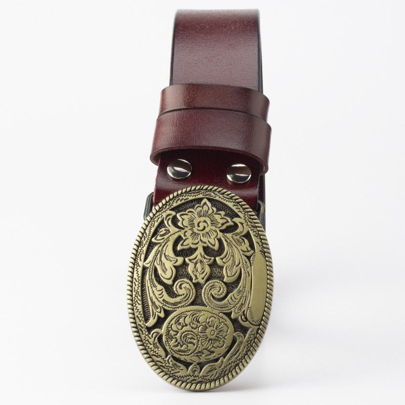 Designer New Design Vintage Belt Riveted Belts Menswear Accessories Size ONE SIZE - 5 Thumbnail